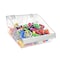 Azar Displays Small Deep Bin Tray Kit W/ Adjustable Dividers, up to 3 Compartments for Pegboard or Slatwall, 2PK 556132-S-DIV-2PK - alternate 3